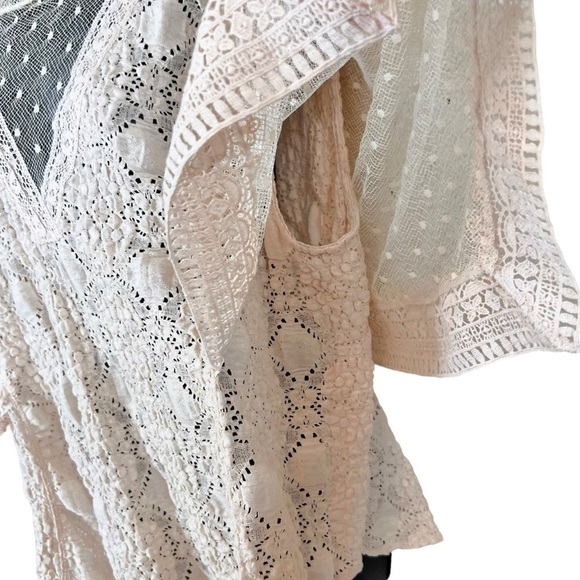 Free People Hard Candy Lace Kimono Top - Picture 5 of 13